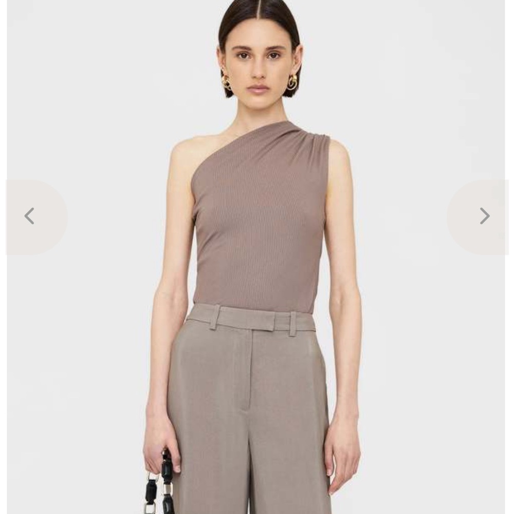 Anine Bing Camilla Top in Iron